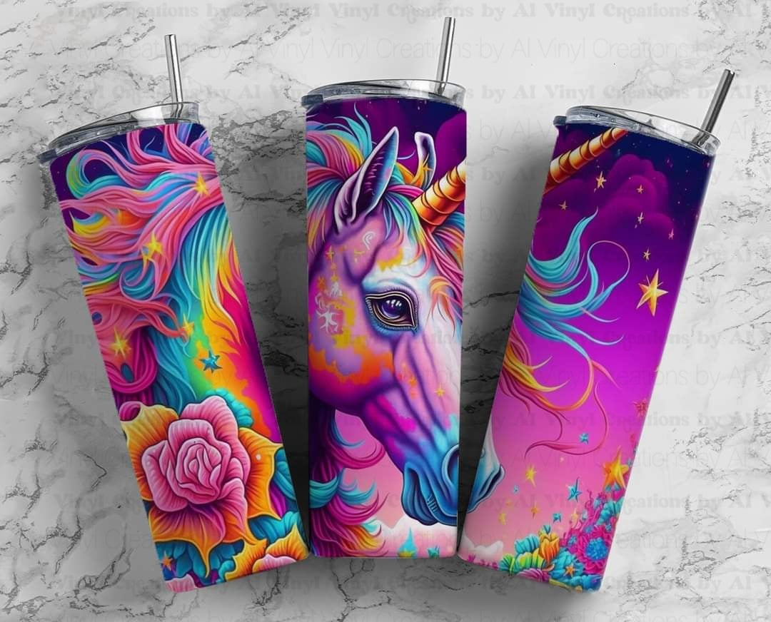 Unicorn Rose Tumbler