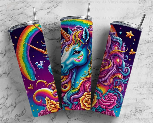 Unicorn Rainbow Tumbler