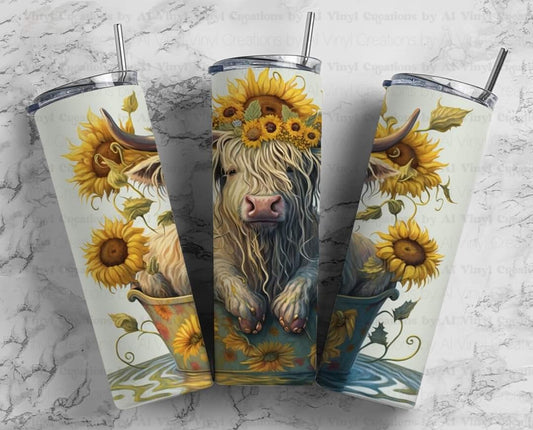 Sunflower cow